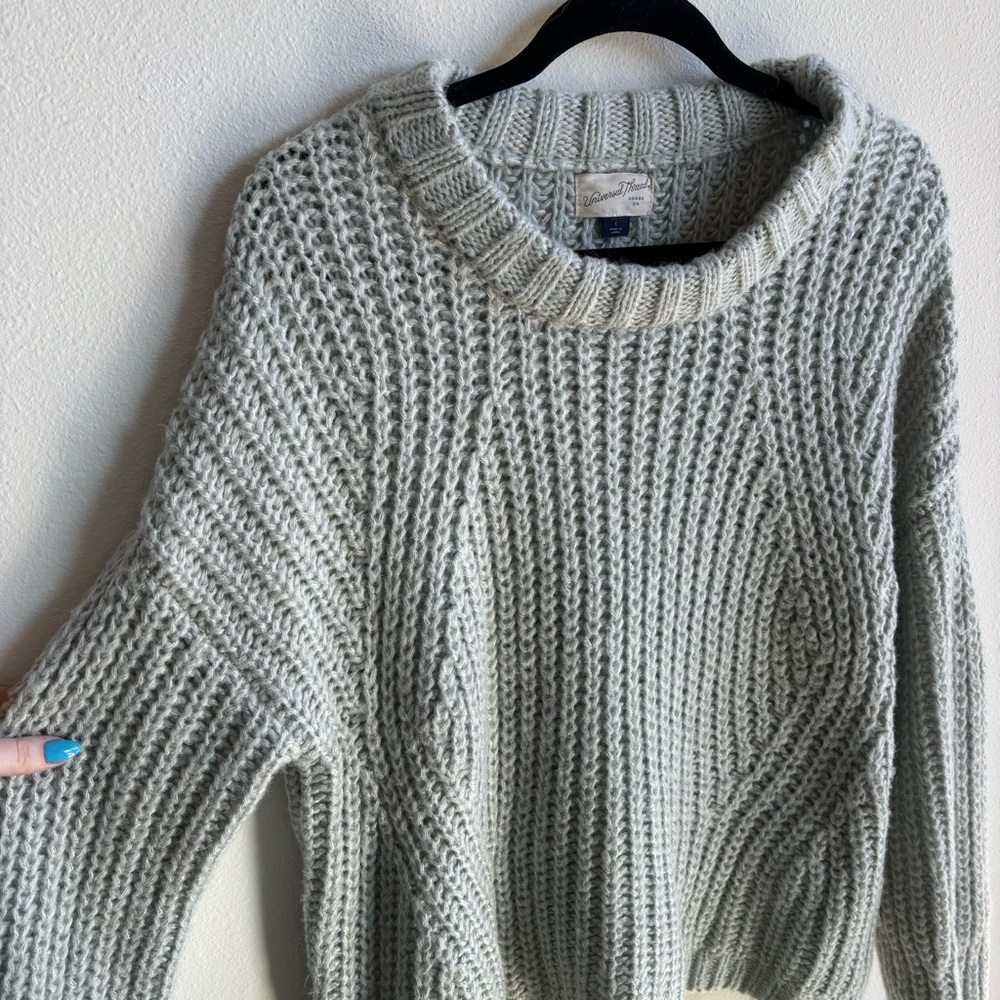 Universal Thread | Light Blue Knit Sweater - Picture 3 of 8